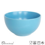 Blue Ceramic Stoneware Round Bowl