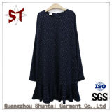 Wholesale Simple Ladies Wave Pattern Casual Dress