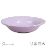 Solid Purple ceramic Soup Bowl