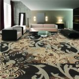 N374-Rolled 1/8 Nylon-PA6 Cut &. Loop Woven Full-Width Repeat Office/Hotel/House Carpet