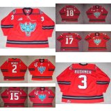 Whl Kelowna Rockets Cam Paddock Bart Rushmer Hockey Jerseys