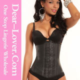 Steel Boned Body Shaper Latex Waist Training Corset